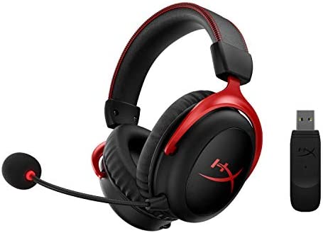 HyperX Cloud II Wireless – Casque gamer sans fil pour PC, PS4, PS5*, Nintendo Switch, batterie longue durée (jusqu'à 30 heures), son Surround 7.1, microphone amovible à réduction de bruit Fiche Technique et Prix au Maroc