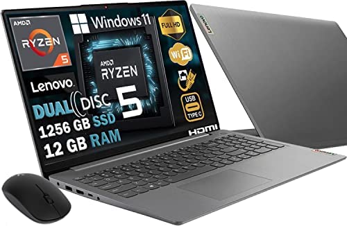 Lenovo Amd Ryzen 5 R5-5500U Six Core jusqu'à 4,0 Ghz, Ssd M2 Nvme, 1256 Go, RAM 12 Gb,Hdmi,Lan,Wifi,Open Office,Windows 11 Pro Sourire offert Fiche Technique et Prix au Maroc