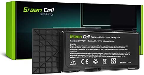 Green Cell® BTYVOY1 Batterie pour Dell Alienware M17x R3, M17x R4 Ordinateur PC Portable (8100mAh 11.1V Noir) Fiche Technique et Prix au Maroc