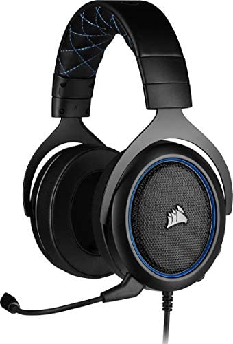 Corsair HS50 PRO Stereo Casque de Gaming Mousse à mémoire ajustables Oreillettes, Unidirectionnel Antibruit amovible Microphone avec PC, PS4, Xbox One, Switch et appareils mobiles Compatibilité Fiche Technique et Prix au Maroc