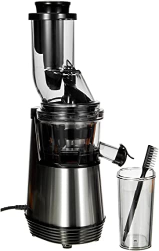 Fagor Mélangeur d'extraction de jus de fruits à froid pour légumes et fruits en acier inoxydable 70 tr/min Slow Juicer, fonction inverse, argent, XL " Fiche Technique et Prix au Maroc