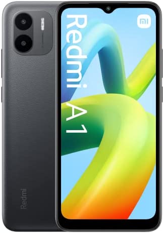 Xiaomi Redmi A1 Smartphone 4G, Grand écran HD+ 6,52", Batterie 5000 mAh, Double caméra 8 MP, 32 Go, Noir Fiche Technique et Prix au Maroc