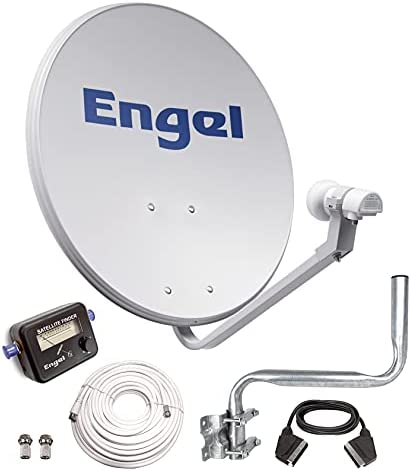 antenne parabolique Ange AN0432E avec support mural, LNB et Satellitenlokalisierer, gris Fiche Technique et Prix au Maroc