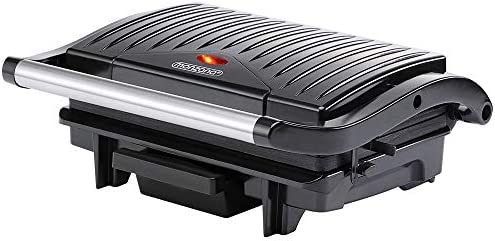 Grill électrique multifonction Grille-viande Presse à paninis Appareil à Sandwich Barbecue de table 29x24,5x11cm 1500W Fiche Technique et Prix au Maroc