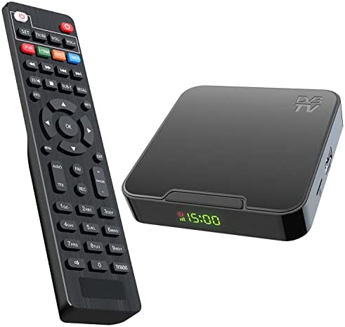 Dcolor DVB-T2 HD 1080P Récepteur numérique terrestre, Dcolor Decoder TV avec HDMI/AV Output, PVR and Media Player Support TF Card and USB [avec commandes pour la TV] H.265 HEVC Main 10 Bit Fiche Technique et Prix au Maroc