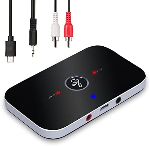 Adaptateur Bluetooth Récepteur,Ozvavzk Bluetooth Émetteur Récepteur 5.0 Transmetteur Récepteur Bluetooth Audio 2 en 1 avec Sortie Audio 3,5mm Adaptateur/Convertisseur Bluetooth Audio RCA Fiche Technique et Prix au Maroc