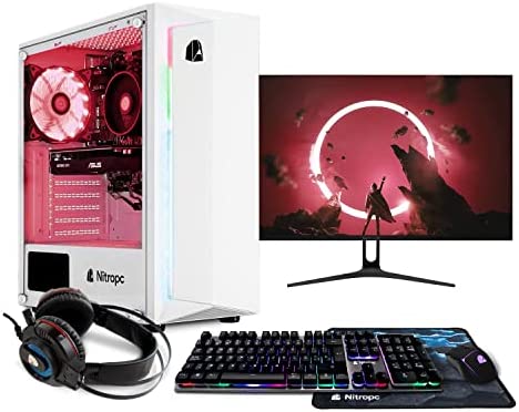 NitroPC - Pack Europa Esports | PC Gamer Complet (Intel Core i5 11400, GTX 1650 4Go, RAM 16Go, M2 512Go + HDD 1To, Windows 11 Home | WiFi, écran 22", Clavier, Souris, Casque) PC Gaming Fiche Technique et Prix au Maroc