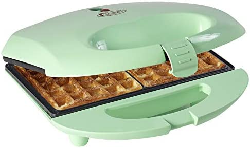 Bestron Gaufrier pour Gaufres de Bruxelles, Gaufrier avec Revêtement Anti-Adhésif, Design Rétro, 700 Watts, Couleur: Menthe Fiche Technique et Prix au Maroc