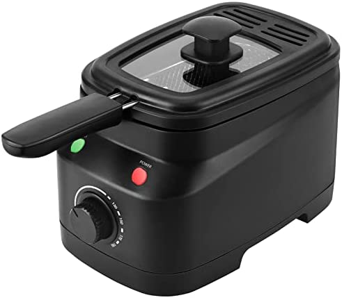 1.5L Mini Friteuse Electrique, Friteuse Electrique pour 1 à 2 Personnes, Petite Friteuse avec Huile Fiche Technique et Prix au Maroc