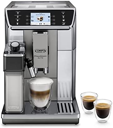 De'Longhi ECAM 650.55.MS | Cafetière automatique PrimaDonna Elite, Argent Fiche Technique et Prix au Maroc