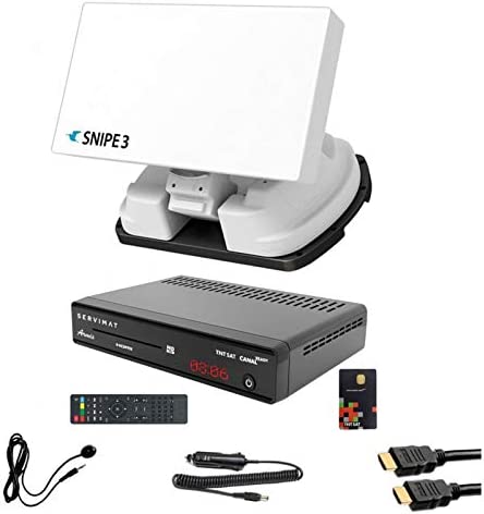 Selfsat Pack Antenne Automatique Snipe + Démodulateur TNTSAT HD 12V Fiche Technique et Prix au Maroc