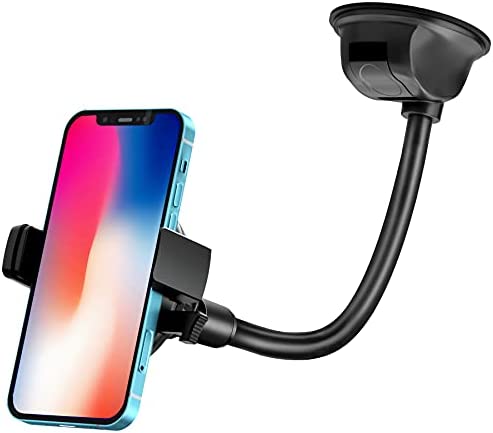 Leaflai Support de téléphone Portable Universel à Ventouse 2 en 1 Rotatif à 360° pour Pare-Brise de Voiture Porte Telephone Voiture Compatible avec iPhone Samsung Huawei LG Fiche Technique et Prix au Maroc