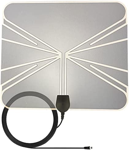 LEYF HD-Line & HD-955T Antenne TV İntérieur Puissante Amplifiee, High Gain VHF-UVF-FM DVB-T2 Décodeur TNT HD 4K 1080p/Antenne pour Une réception puissante du Signal TV, 3 m de Câble Fiche Technique et Prix au Maroc