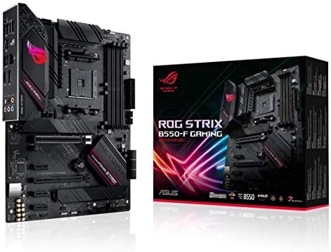 ROG STRIX B550-F GAMING – Carte mère AMD B550 Ryzen AM4, ATX, PCIe 4.0, 14 phases d'alimentation, Ethernet Intel 2.5Gb, 2xM.2, OptiMem II, Microphone anti-bruit avec IA, USB 3.2 Gén. 2, Aura Sync RGB Fiche Technique et Prix au Maroc
