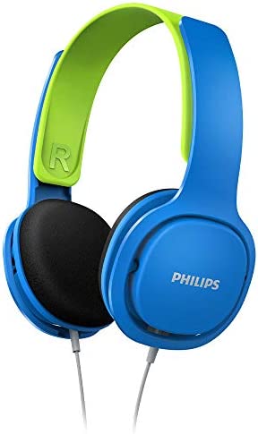Philips Audio Shk2000Bl/00 Casque pour Enfant, Casque Supra-Auxriculaires (Enfant Casque Anti Bruit, Limitation Du Volume Sonore, Arceaux Ergonomique, Diaphragme des Hauxt-Parleurs de 32 mm) Bleu/Vert Fiche Technique et Prix au Maroc