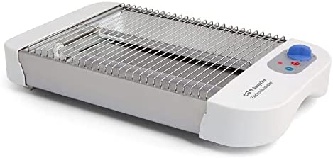 Orbegozo TO 1010 - Grille-pain horizontal, réchauffe-viennoiseries, type multi-pain, ramasse-miettes, minuterie, 600 W, gris Fiche Technique et Prix au Maroc