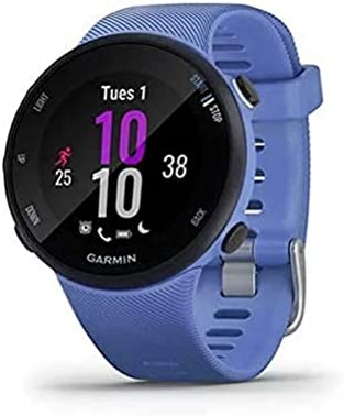 Garmin - Forerunner 45S - Montre Connectée GPS & Course à Pied - Prise en charge des programmes Garmin Connect & Garmin Coach - Autonomie Longue Durée - Small - Iris Fiche Technique et Prix au Maroc