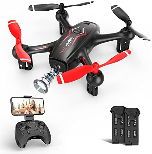 NEHEME NH530 Drone avec Caméra 1080P HD, Mini Drone pour Enfant Mode sans Tête, Maintien d'altitude, Vol de Trajectoire, Contrôle Gestuel et 360° Flips avec 2 Batteries Fiche Technique et Prix au Maroc