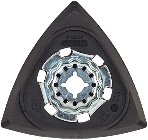 Bosch Accessories 1x Plateau de ponçage pour outil multifonction Starlock AVZ 93 G (pour ponçage confortable des coins, Accessoire Outil multifonction) Fiche Technique et Prix au Maroc