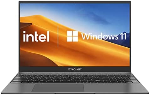 TECLAST Ordinateur Portable 15,6 Pouces F15 Plus 2 Laptop, 8Go RAM 256Go SSD Ultrabook Tout-Métal, Windows11, FHD 1920*1080, Intel Celeron N4120 Turbo 2.6GHz, USB*2+Mini-HDMI+Carte SD+Type-C (AZERTY) Fiche Technique et Prix au Maroc