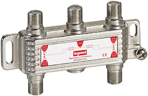 Legrand - Répartiteur TV-FM-SAT avec 4 sorties ''F'' Fiche Technique et Prix au Maroc