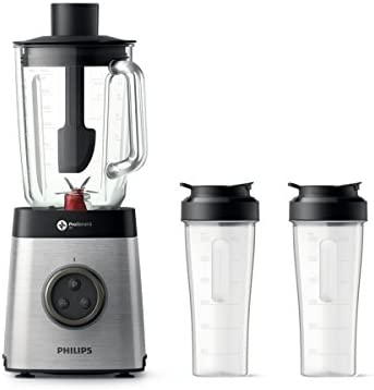 Philips HR3655/00 Blender Avance Collection 1400 W, Bol en Tritan, 2 gourdes, Technologie ProBlend 3D Fiche Technique et Prix au Maroc