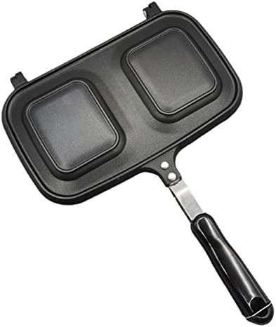 Appareil à Croque-monsieur Anti-adhésif Pour Cuisinière à Gaz Ou électrique, Poêle à Sandwich Grillée Poêle à Frire Cuisinier, Machine à Sandwichs Aux Crêpes De Cuisine Pour Le Petit Déjeuner Fiche Technique et Prix au Maroc