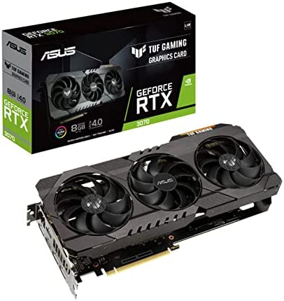 ASUS TUF GAMING NVIDIA GeForce RTX 3070 V2 OC Edition – Carte Graphique Gaming (PCIe 4.0, 8GB GDDR6, HDMI 2.1, DisplayPort 1.4a, ventilateurs à double roulement à billes, GPU Tweak II) Fiche Technique et Prix au Maroc