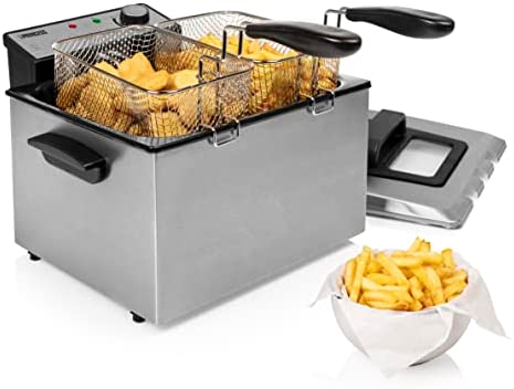 Princess Friteuse 5 litre-185000 Habillage en Acier Inoxydable, Métal Fiche Technique et Prix au Maroc