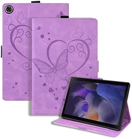 Rosbtib Coque pour Samsung Galaxy Tab A8 10.5 Pouces 2022 2021(SM-X207/ SM-X205/ SM-X200), Cuir PU Flip Housse Etui avec Fonction Support pour Galaxy Tab A8 - Violet Papillon Fiche Technique et Prix au Maroc