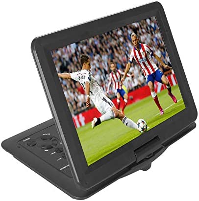 ZXD Grand Lecteur DVD/CD Portable de 10,9 Pouces avec écran Rotatif de 10,4 Pouces, Batterie Rechargeable de 6 Heures 5000 mAh, TFT LCD HD 1366x768, Pas de Zone, Prise en Charge de la Carte USB/SD/ Fiche Technique et Prix au Maroc
