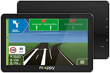 GPS Voiture - GPS auto - Mappy GPS Maxi E738 (Écran : 7 Pouces - 24 pays - Mise à jour gratuite jusqu'à 4 fois par an) Noir Fiche Technique et Prix au Maroc