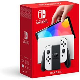 Nintendo Console Switch (Modèle OLED) avec Station d'Accueil/Manettes Joy-Con Blanches Fiche Technique et Prix au Maroc