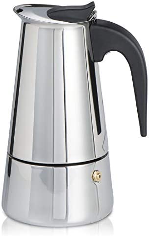 Xavax Cafetière espresso pour 5 tasses de café aromatique, cafetière électrique pour plaque à induction, à gaz, ou vitrocéramique, cafetière en acier inoxydable argenté Fiche Technique et Prix au Maroc