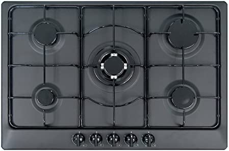 Plados Plaque de cuisson STAR75 à gaz encastrable 5 feux 75 cm - Noir mat Fiche Technique et Prix au Maroc