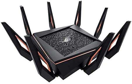 ASUS GT-AX11000 - Routeur gaming Wi-Fi 6 triple bande AX11000 - 10G, processeur 4 coeurs, bande DFS, WTFast, Adaptive QoS, Technologie AiMesh et sécurité réseau AiProtection Pro, compatible PS5 Fiche Technique et Prix au Maroc