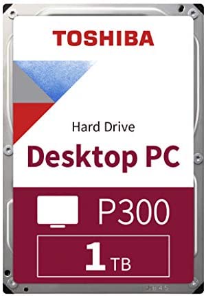 TOSHIBA P300 disque dur interne 1 To – 3,5" (pouces) – disque dur SATA (HDD) – 7200 tours par minute (tpm) – 6 Go/s – pour ordinateurs de jeu, PCs de bureau, stations de travail, etc. Fiche Technique et Prix au Maroc