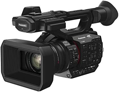 Panasonic X20 | Caméscope Semi-Pro 4K (Qualité vidéo 4K 60p, Zoom Optique 20x, 24.5 Stabilisé, Viseur, Enr. Interne 4:2:2 10 bit 4K, Live Streaming FHD) Noir – Version Française Fiche Technique et Prix au Maroc