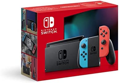 Console Nintendo Switch avec Joy-Con bleu néon et rouge néon Fiche Technique et Prix au Maroc