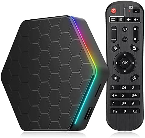Android 12.0 TV Box, Allwinner H618 Quadcore 2Go RAM 16Go ROM Mali-G31 MP2 GPU Support 6K 3D 1080P 2.4/5.0GHz WiFi6 10/100M Ethernet BT 5.0 DLNA HD 2.0 H.265 Smart Android Box Fiche Technique et Prix au Maroc