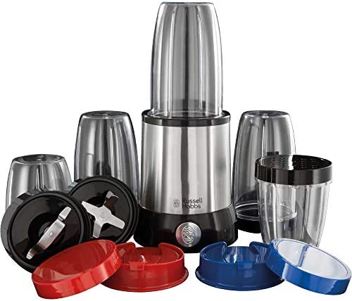 Russell Hobbs Blender Mixeur Multifonctions 700W, Préparations Vitaminées, 15 Accessoires - 23180-56 Nutriboost Fiche Technique et Prix au Maroc