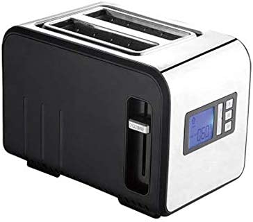 Grille-pain 2 tranches en acier inoxydable 800W, contrôle variable du grillage, plateau ramasse-miettes amovible, décongélation, chauffage PURLINE HOMEAPP TD Fiche Technique et Prix au Maroc
