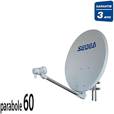 SEDEA PARABOLE SATELLITE 60 + LNB 1 TV Fiche Technique et Prix au Maroc
