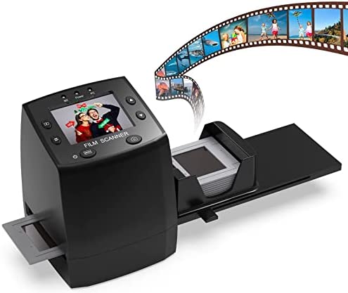 DIGITNOW! Scanner de Diapositives et Négatifs 35 mm,Convertisseur de Film à Images Numériques 5MP/10MP JPEG avec 2,4'' Écran - Pas d'ordinateur Requis Fiche Technique et Prix au Maroc