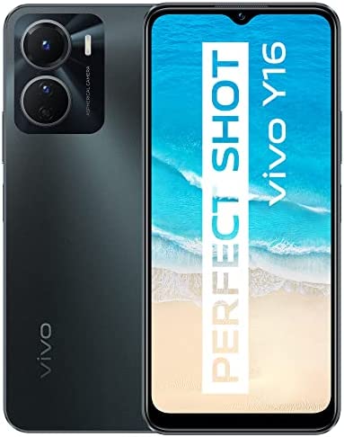 VIVO Y16 Téléphone, RAM 4 Go + ROM 128 Go, Batterie 5 000 mAh, Android 12, Grand écran HD+ 6,51 Pouces, Double caméra 13 MP, Double SIM et Double Veille Fiche Technique et Prix au Maroc