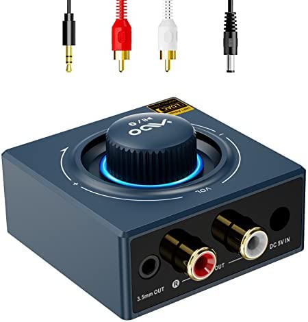 YMOO B06T3+ Récepteur Bluetooth LDAC,Adaptateur Audio Hi-FI/Récepteur Bluetooth stéréo avec Bouton Multifonction/Prise en Charge Aptx Faible Latence pour Système stéréo Domestique/Haut-Parleur Fiche Technique et Prix au Maroc