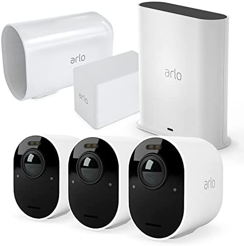 Arlo Ultra 2 Spotlight Camera Surveillance WiFi VMC5340+Accessoire certifié Batterie VMA5410 Fiche Technique et Prix au Maroc
