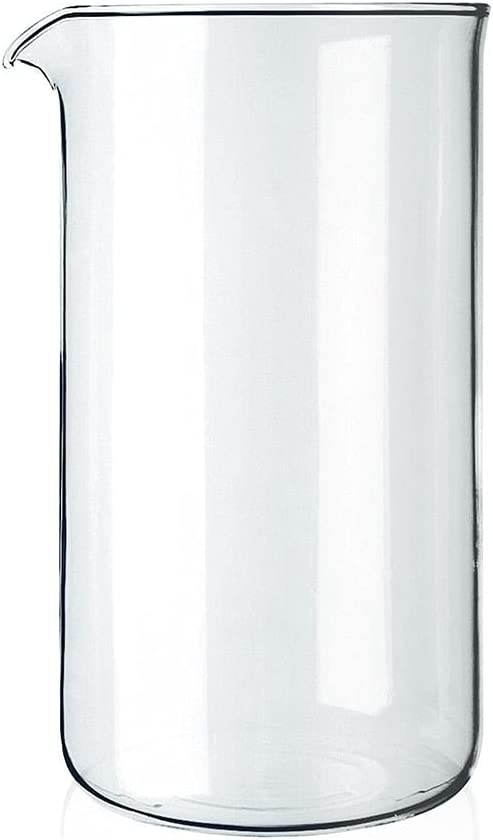 Bodum 1508-10 Remplacement de la presse Française Gobelet en Verre de 8 Tasses, Transparent, 1 L - 9,6 cm de Diamètre, H 18 cm Fiche Technique et Prix au Maroc