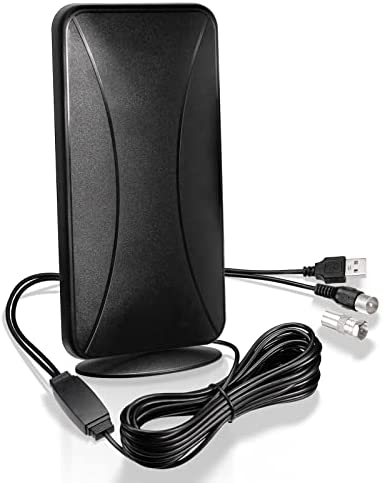 Bingfu Antenne TV TNT Interieur HDTV Numérique Terrestre avec Amplificateur de Signal Puissante Support Amovible Support 4K 1080P pour Réception Signal Appareils TNT DVB-T/DVB-T2 Fiche Technique et Prix au Maroc