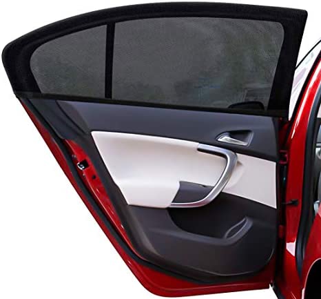 PHYLES Pare Soleil Voiture Bébé, 2 Pcs Chaussette Voiture Soleil pour Enfants et Animaux, Protection UV Maximale, Compatible avec la Plupart des Auto (Peut S'étend à 110 * 50 cm) Fiche Technique et Prix au Maroc